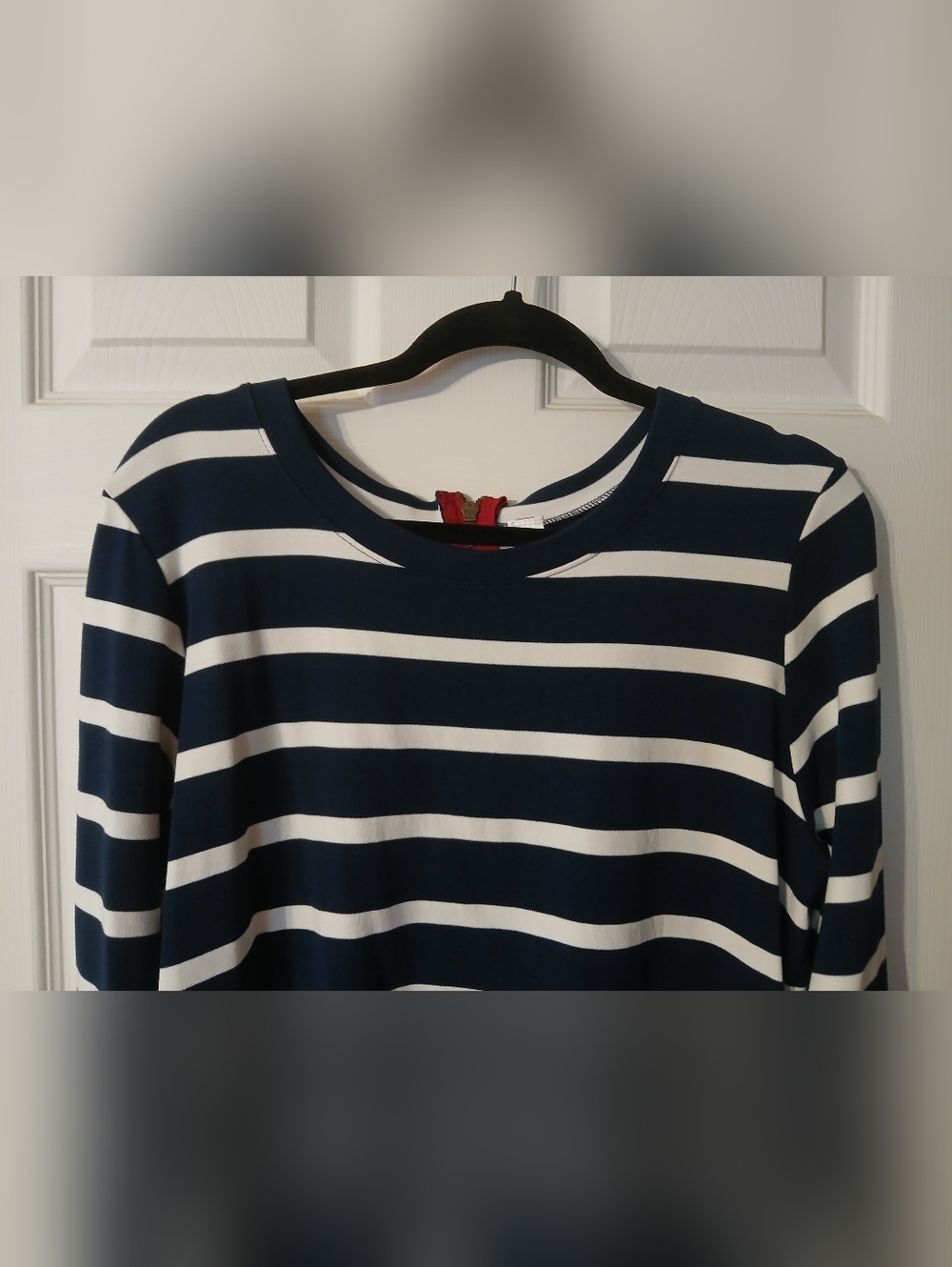 Nautical Striped Cotton Plus Dress Made in Canada NWOT 3X - Picture 3 of 7